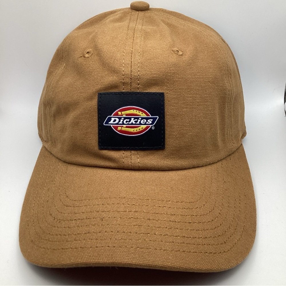 Dickies Washed Canvas Cap Baseball Hat Brown Duck Adjustable Snapback WH300BD